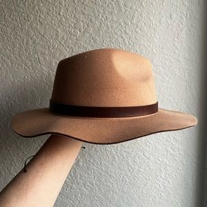 Cute fedora wide-brim hat